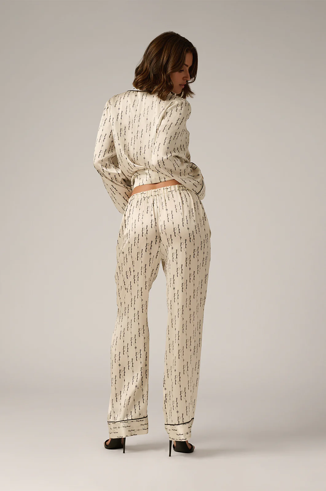 FUCKING BEAUTIFUL SILK LOUNGE TIE UP PANT - Image 3