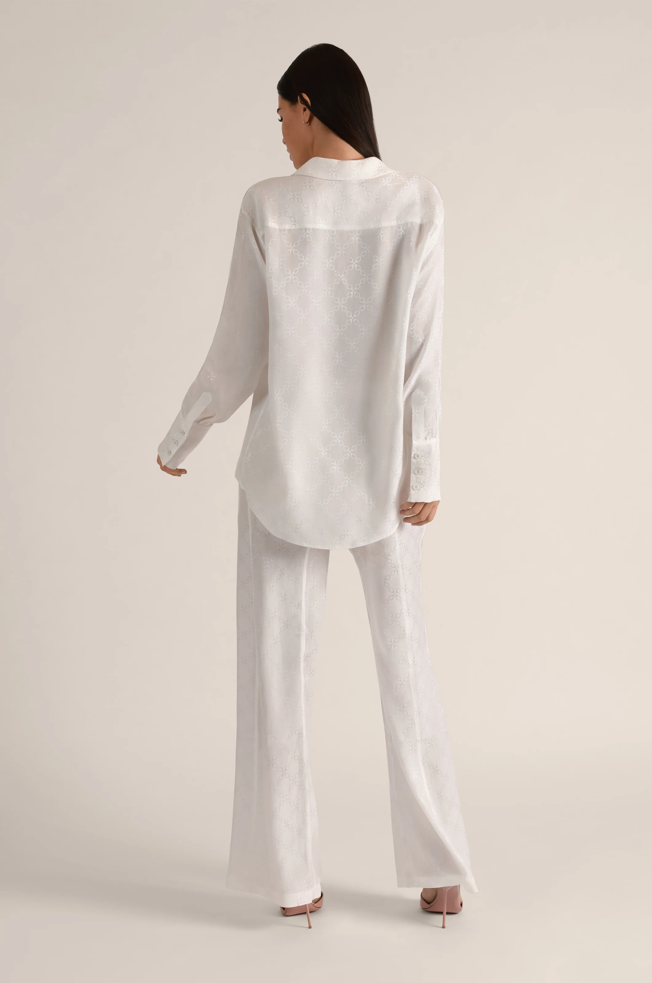 HANDCUFF JACQUARD LONG PJ TOP - Image 3