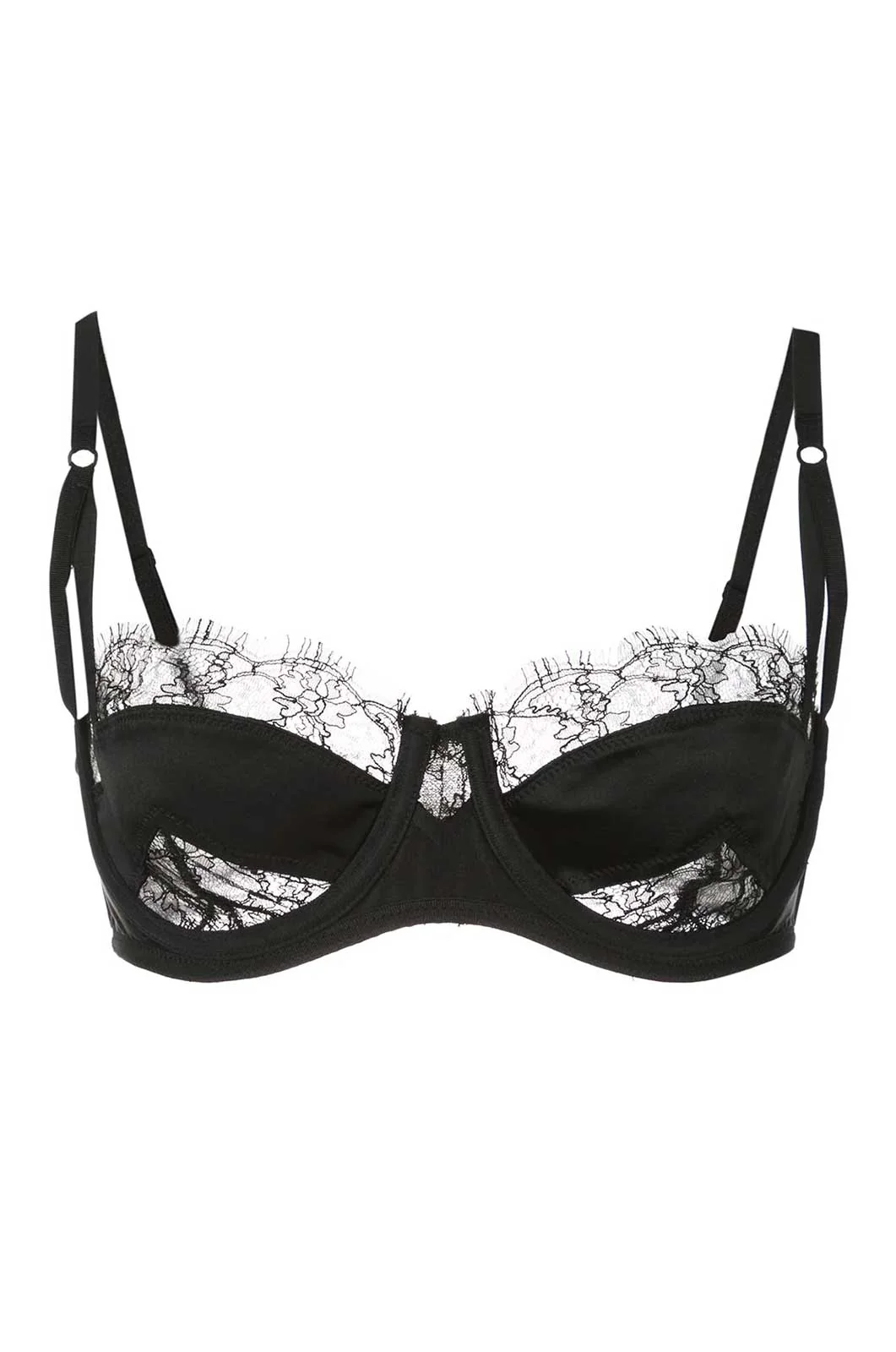 LACE INSET BALCONETTE BRA - Image 9