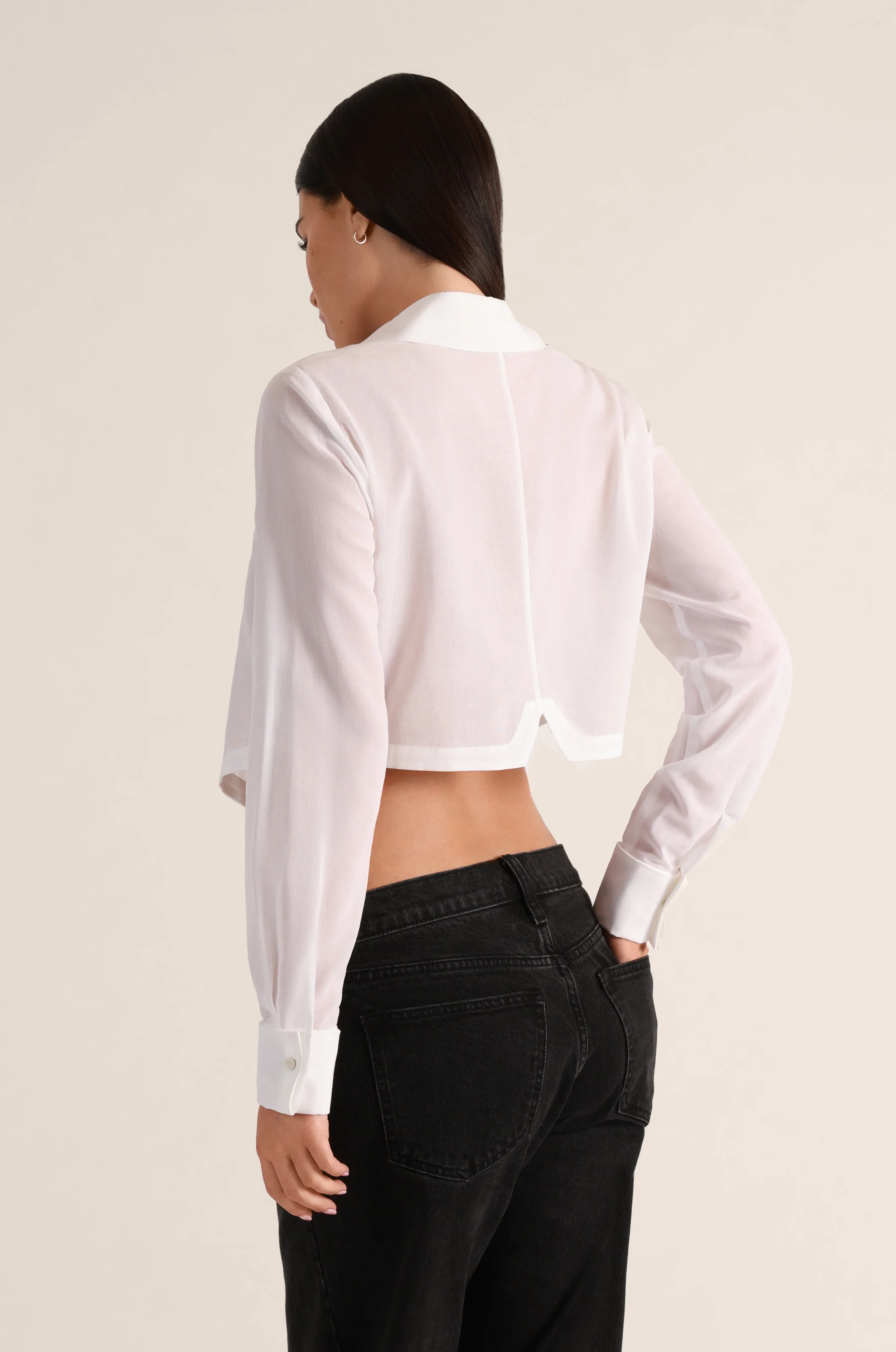 RUFFLED TUXEDO SHIRT - Image 3