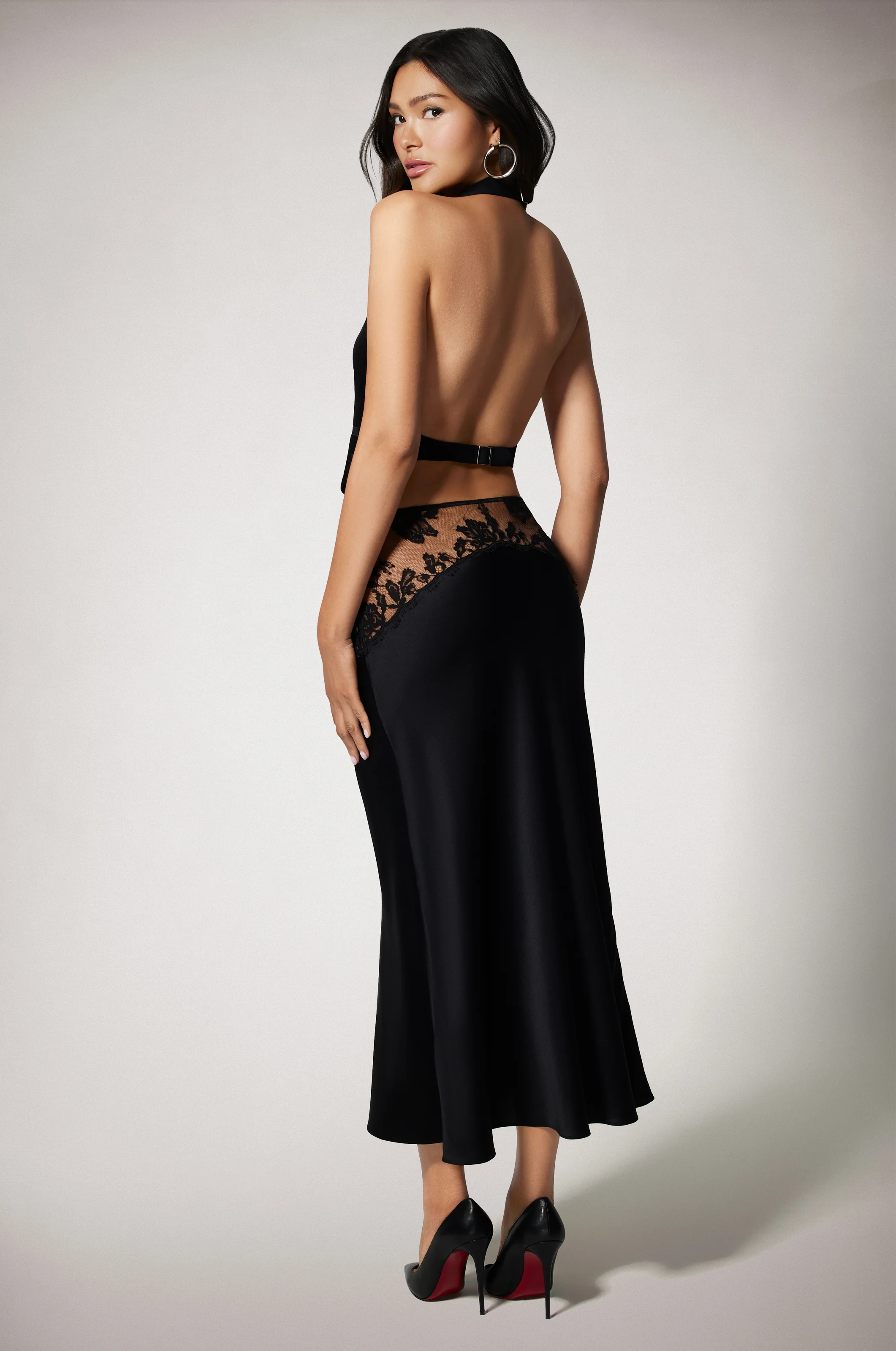 SABINE LACE MIDI SKIRT - Image 3